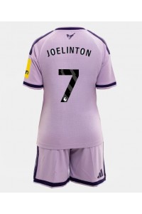 Newcastle United Joelinton #7 Babyklær Tredje Fotballdrakt til barn 2026-27 Korte ermer (+ Korte bukser)